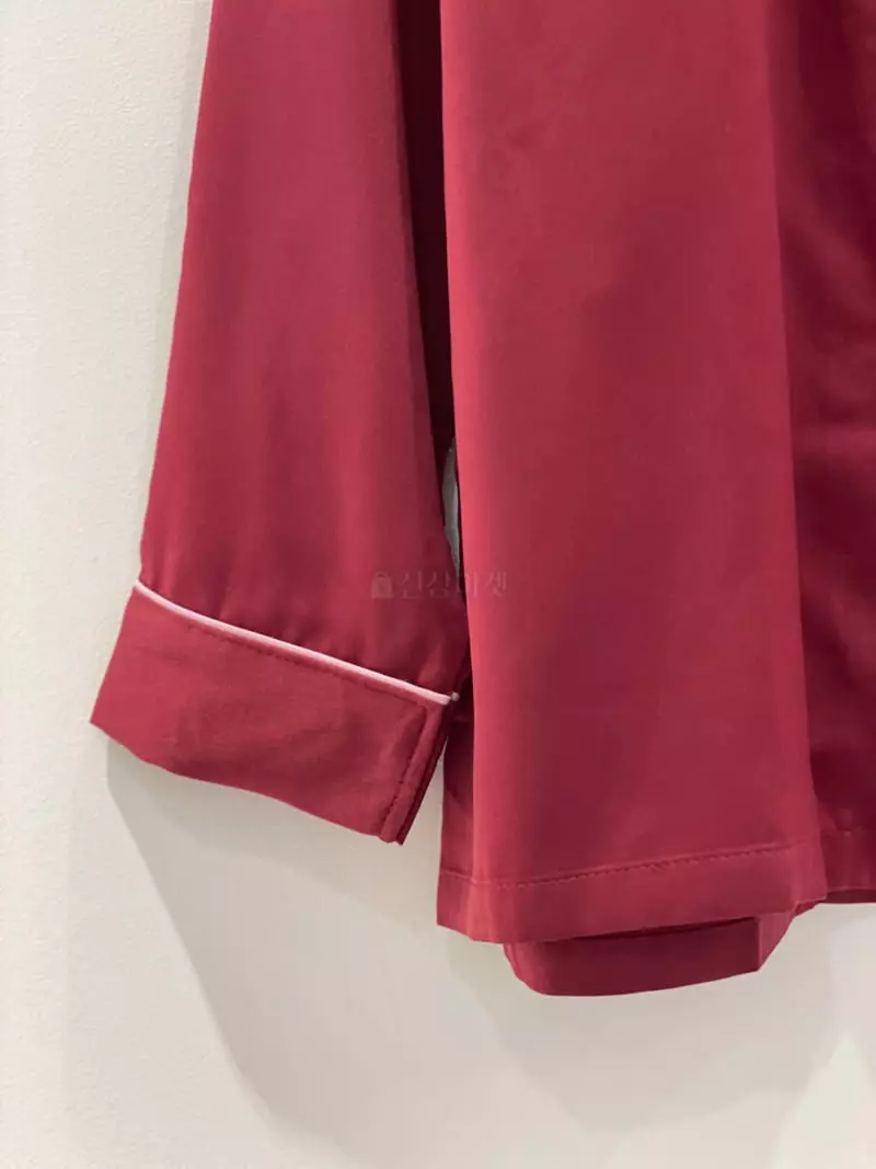 Lunaluz - Korean Women Fashion - #momslook - Fonz Shatin Sleeves Two-piece - 4