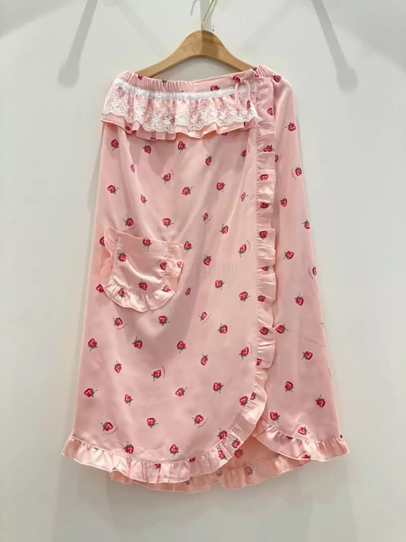 Lunaluz - Korean Women Fashion - #womensfashion - Merry Berrry Wrap Gawn - 9