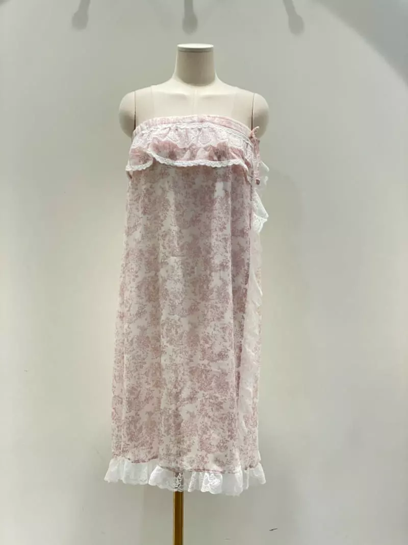 Lunaluz - Korean Women Fashion - #womensfashion - Rose Garden Wrap Gawn - 6
