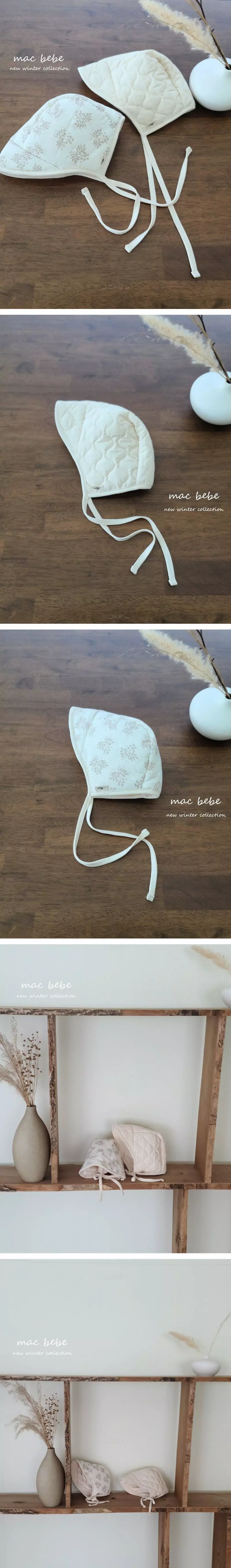 Mac - Korean Baby Fashion - #onlinebabyshop - Quilting Bonnet
