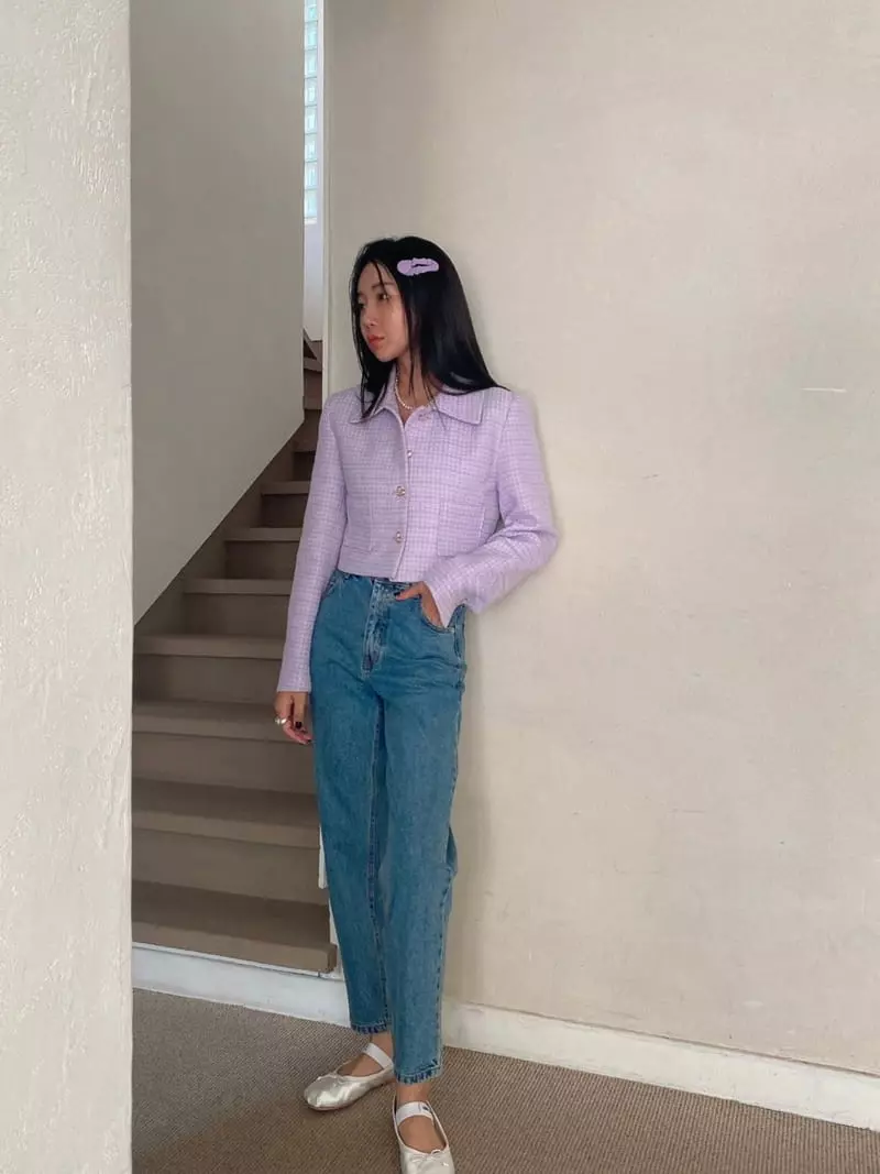 Made - Korean Women Fashion - #momslook - Frill Jeans - 3