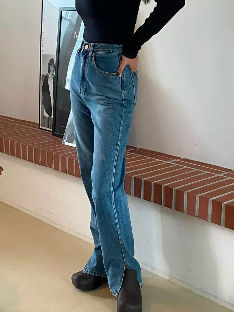 Made - Korean Women Fashion - #momslook - Twin Jeasn - 2