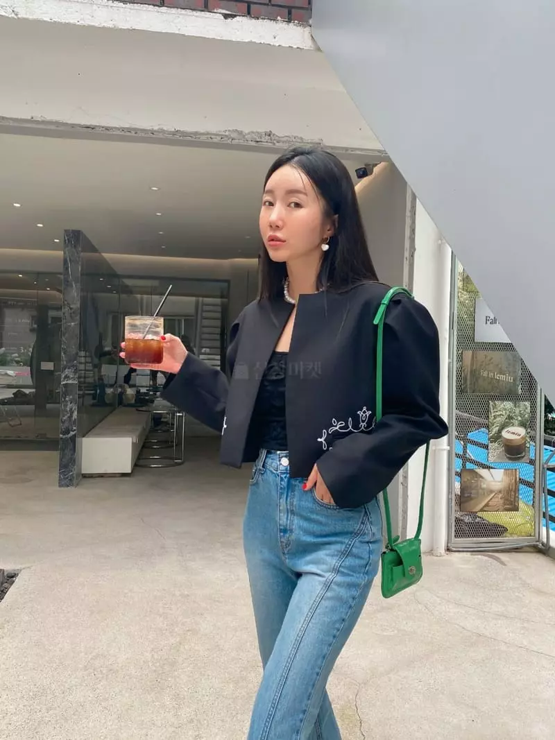 Made - Korean Women Fashion - #momslook - Embroidery Jakcet - 8