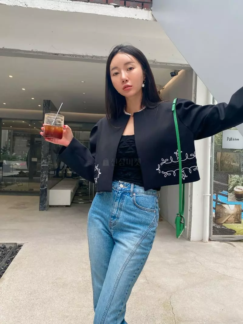 Made - Korean Women Fashion - #momslook - Embroidery Jakcet - 9
