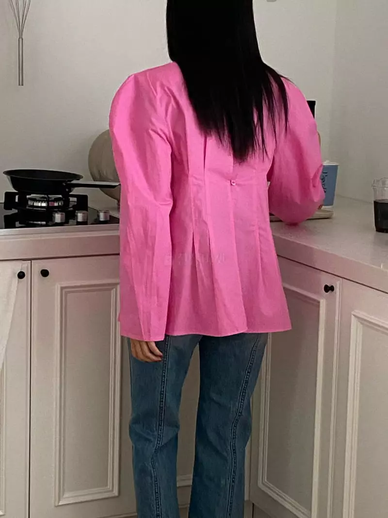 Made - Korean Women Fashion - #momslook - Opening Blouse - 2