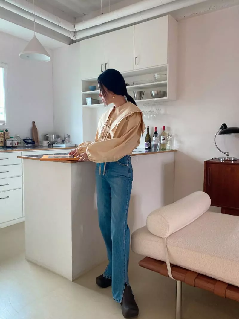 Made - Korean Women Fashion - #momslook - See U Blouse - 2