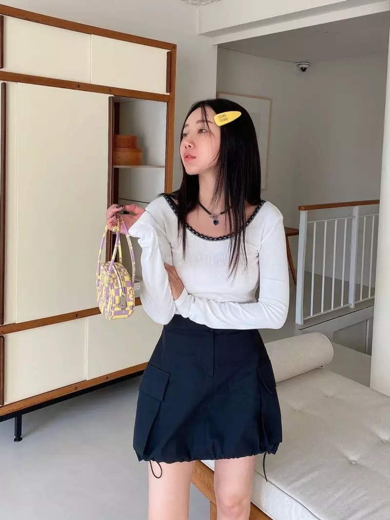 Made - Korean Women Fashion - #momslook - Label Tee - 10