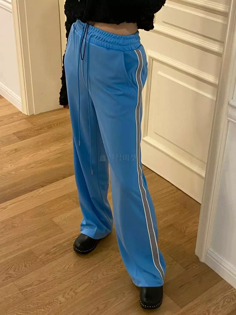 Made - Korean Women Fashion - #womensfashion - Line Pants - 4