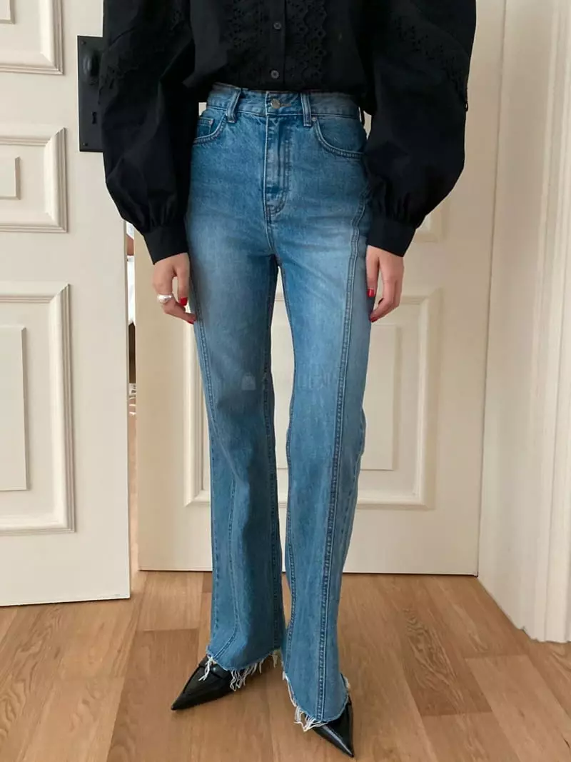 Made - Korean Women Fashion - #momslook - Crove Bootscut Pants - 3