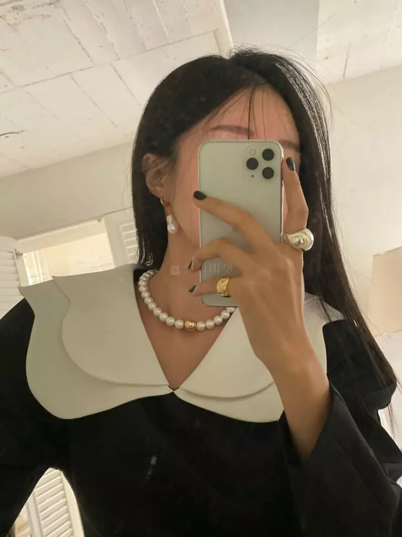 Made - Korean Women Fashion - #momslook - Gold Ball Necklace - 3
