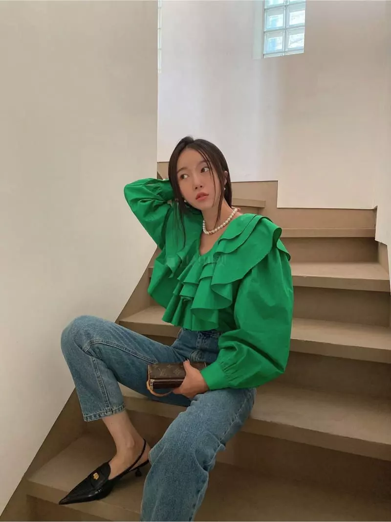 Made - Korean Women Fashion - #womensfashion - Signal Blouse - 4