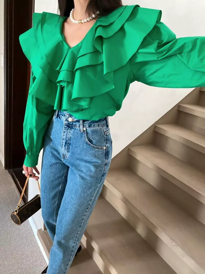 Made - Korean Women Fashion - #pursuepretty - Signal Blouse - 2