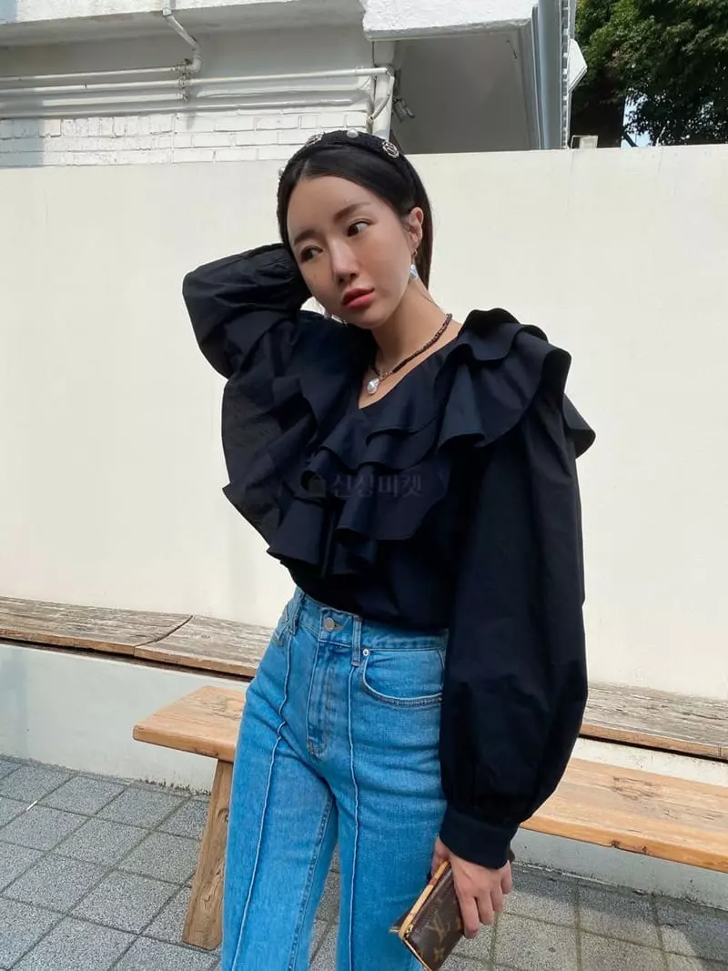 Made - Korean Women Fashion - #restrostyle - Signal Blouse - 11