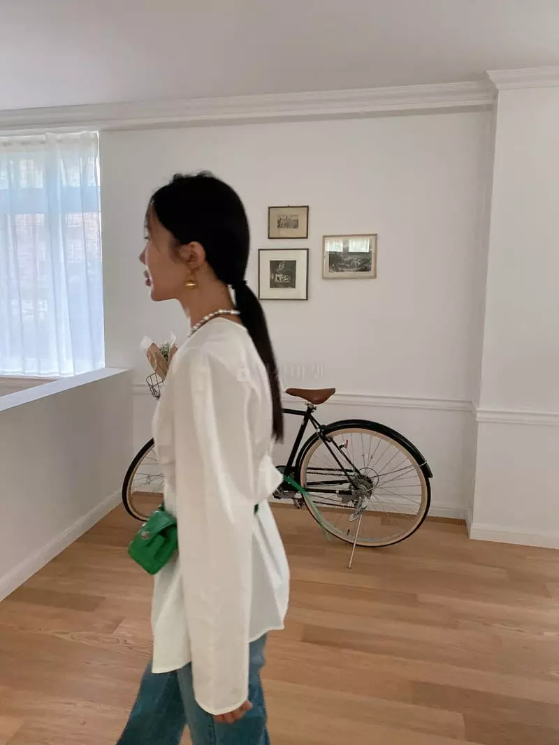Made - Korean Women Fashion - #romanticstyle - Opening Blouse - 10