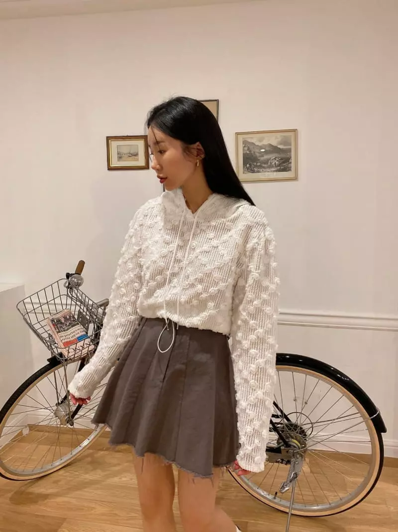 Made - Korean Women Fashion - #romanticstyle - Flower Hoody