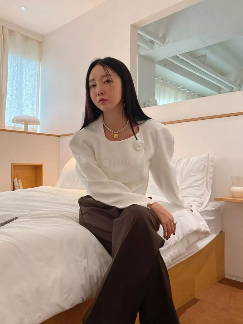 Made - Korean Women Fashion - #shopsmall - Circle Pearl Necklace - 7