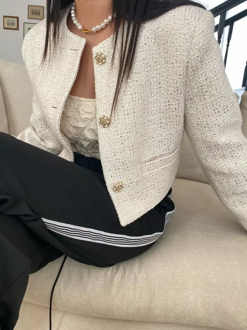 Made - Korean Women Fashion - #thelittlethings - Flower Pearl Necklace - 3