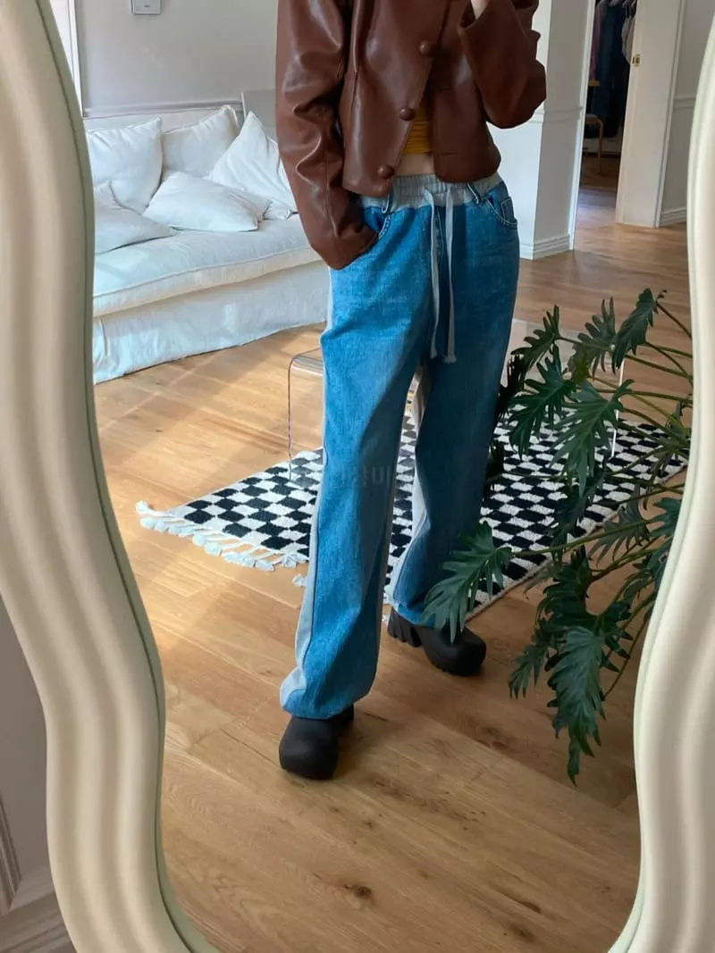 Made - Korean Women Fashion - #vintageinspired - Hip Jeans - 3