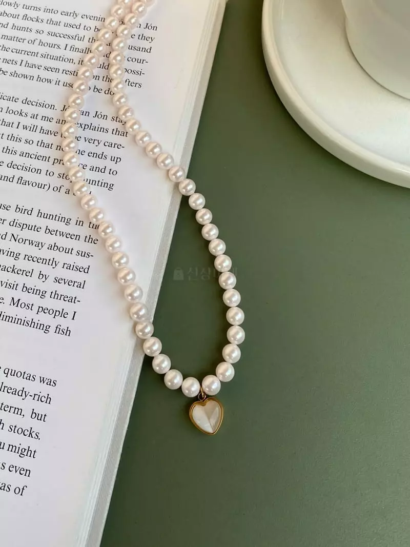 Made - Korean Women Fashion - #vintagekidsstyle - Pink Necklace