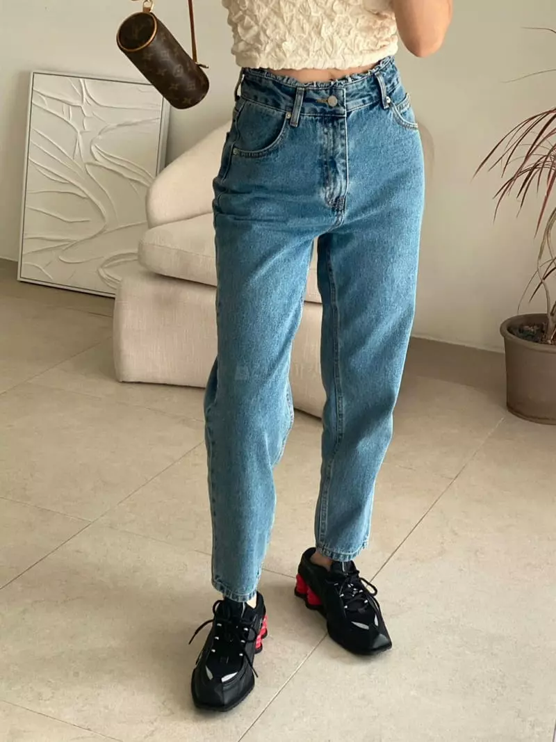 Made - Korean Women Fashion - #womensfashion - Frill Jeans - 6