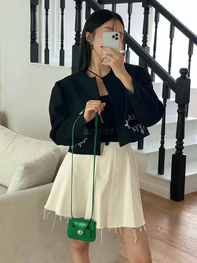 Made - Korean Women Fashion - #womensfashion - Embroidery Jakcet - 3