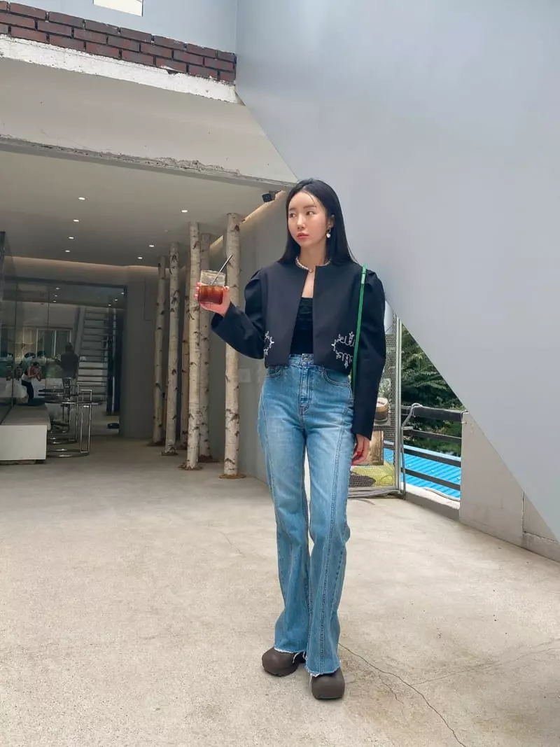 Made - Korean Women Fashion - #womensfashion - Embroidery Jakcet - 7