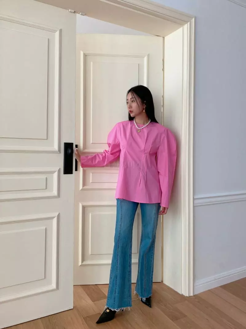 Made - Korean Women Fashion - #womensfashion - Opening Blouse - 5