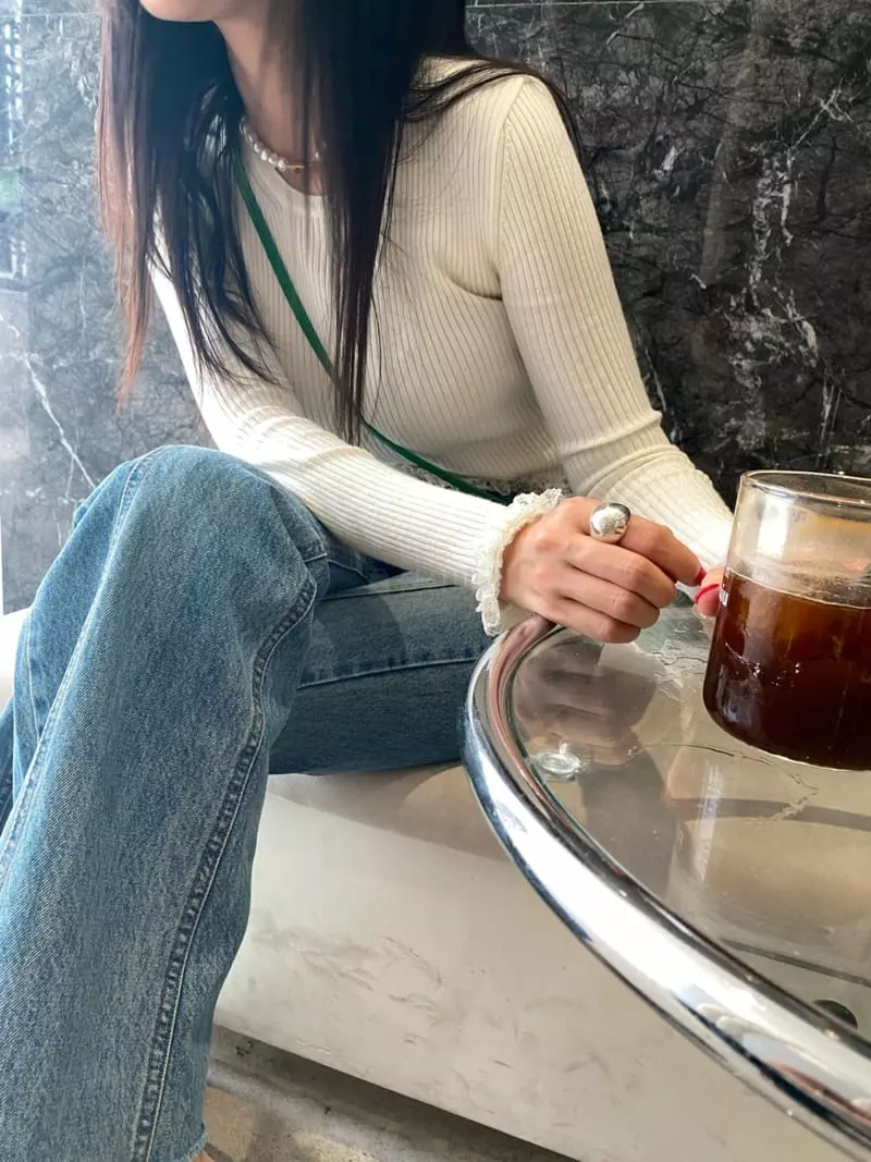 Made - Korean Women Fashion - #womensfashion - Mimi Knit Tee - 7