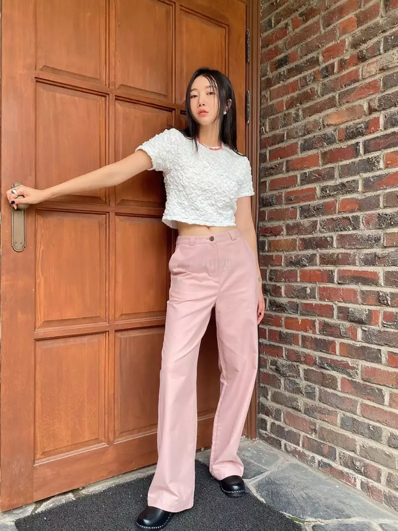 Made - Korean Women Fashion - #womensfashion - Rose Tee - 10
