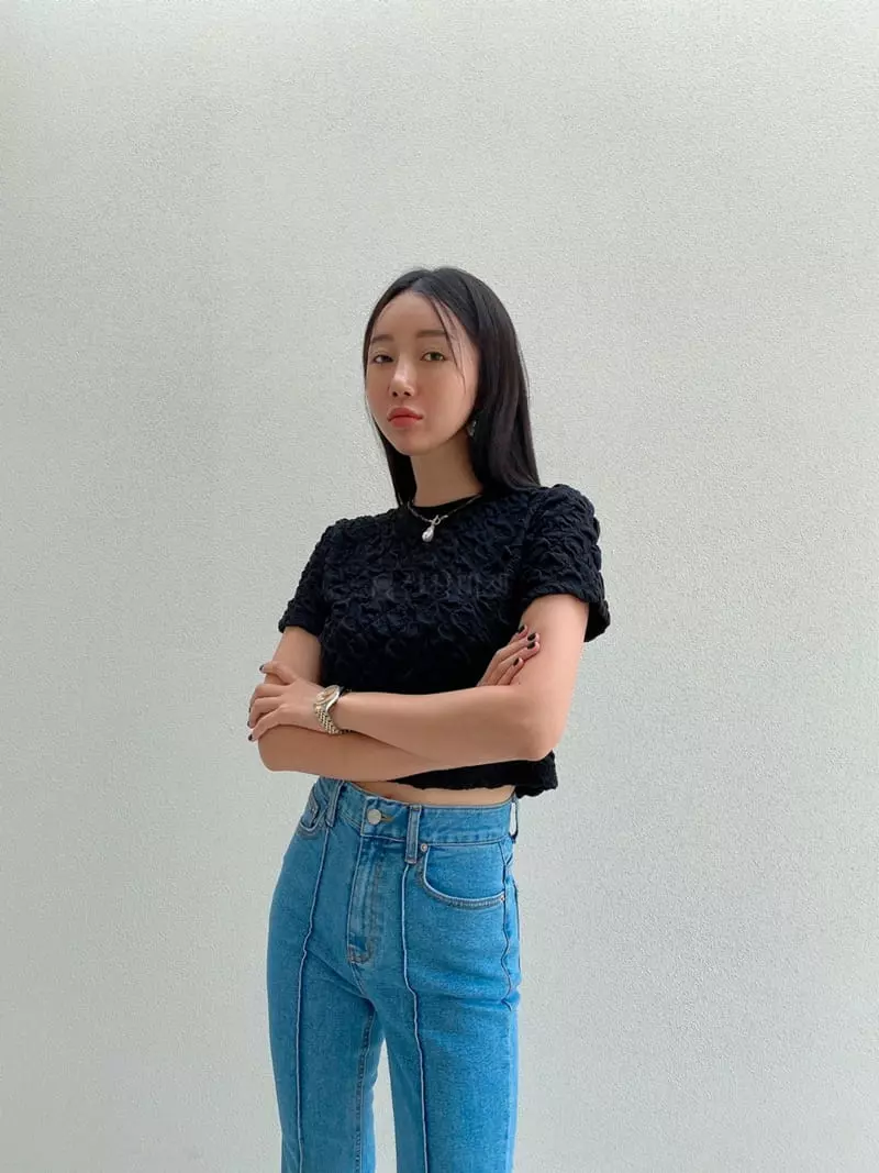 Made - Korean Women Fashion - #womensfashion - Rose Tee - 12