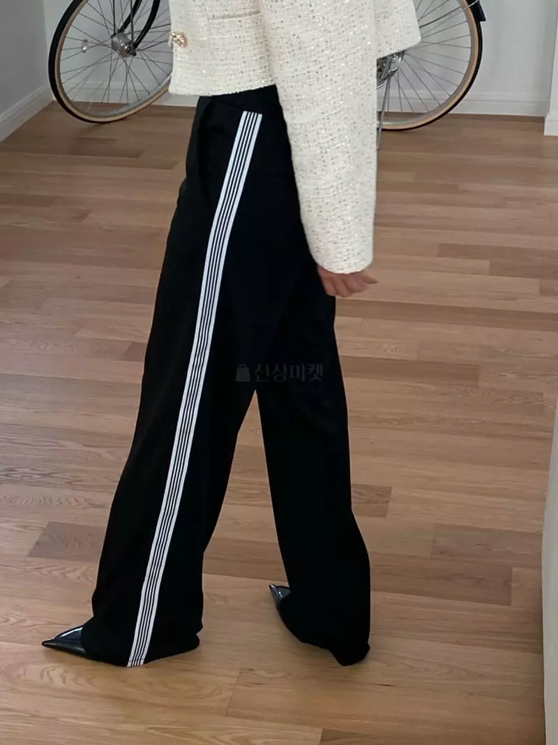 Made - Korean Women Fashion - #womensfashion - Line Pants - 5