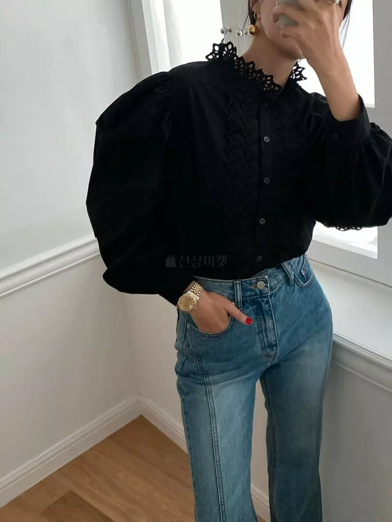 Made - Korean Women Fashion - #womensfashion - Gold Ball Earring - 5