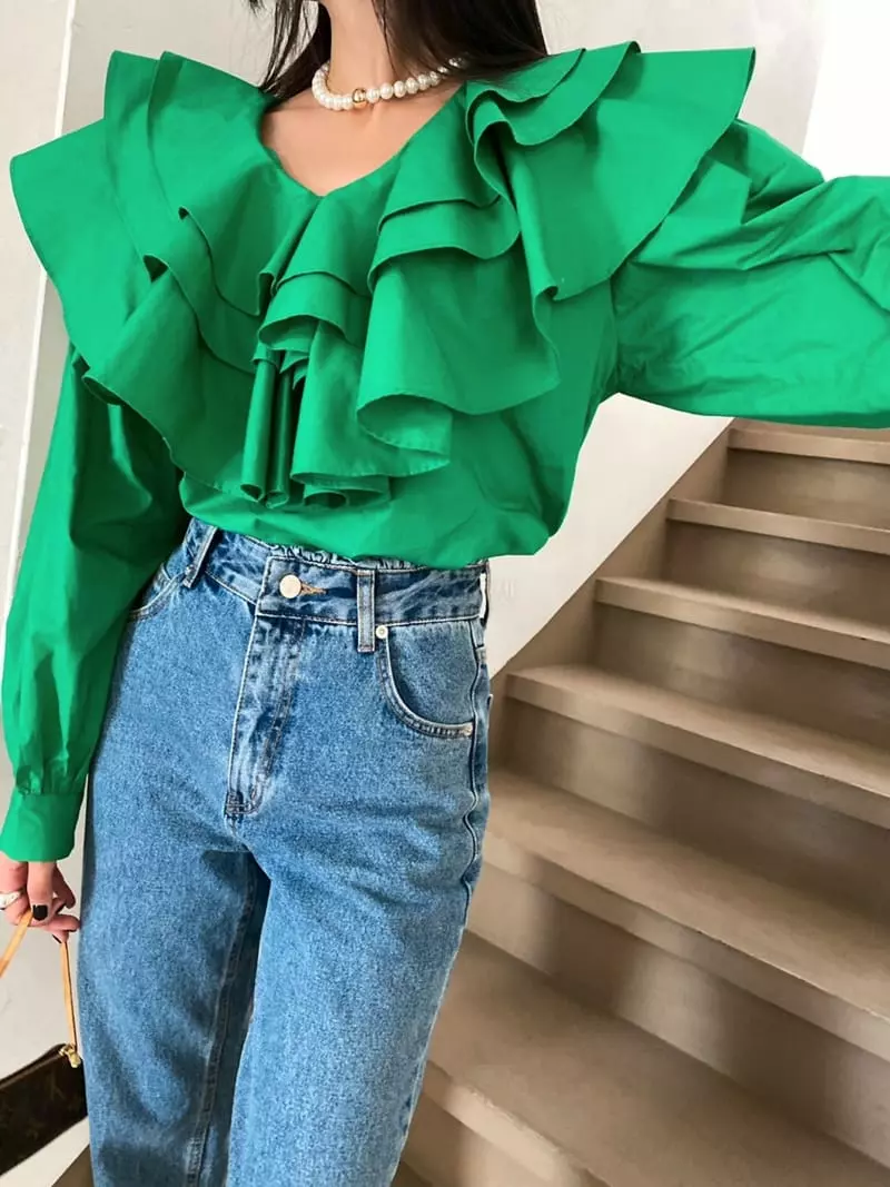 Made - Korean Women Fashion - #womensfashion - Signal Blouse - 3