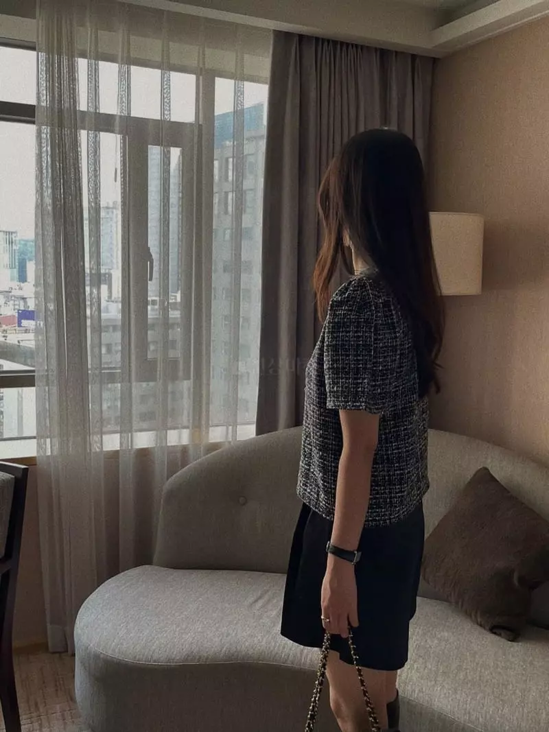 Magnet - Korean Women Fashion - #momslook - Twid Blouse - 2