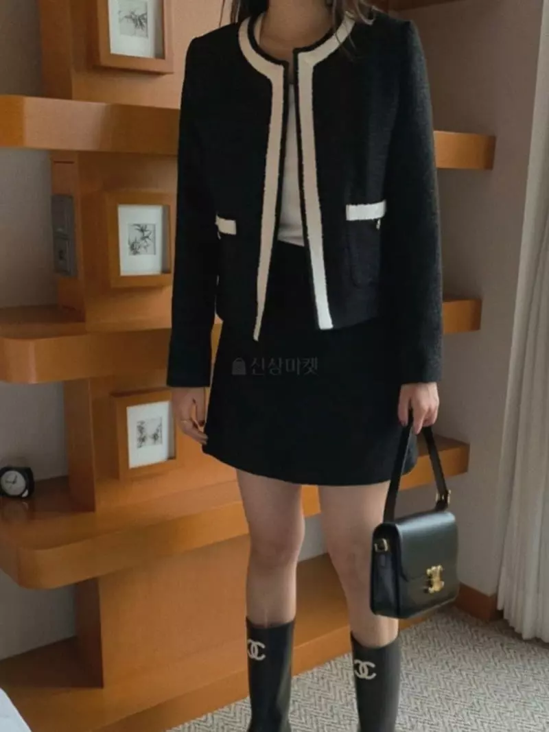 Magnet - Korean Women Fashion - #momslook - Tabo Twid Jacket - 2
