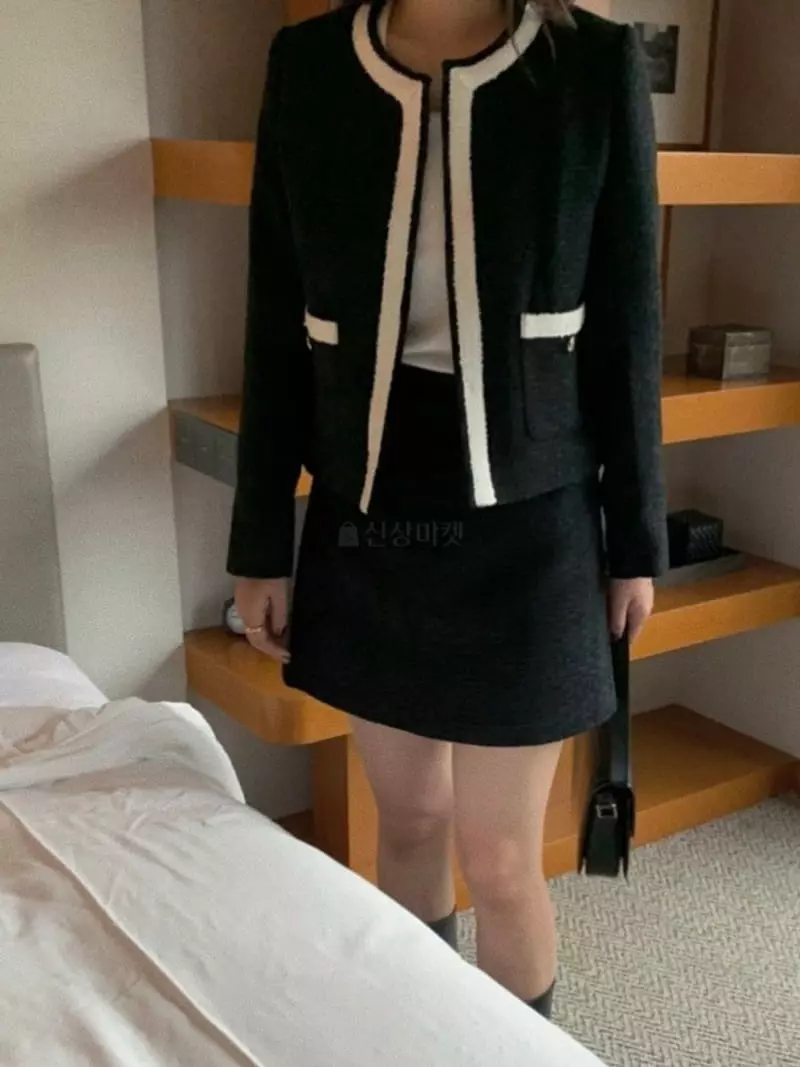 Magnet - Korean Women Fashion - #momslook - Tabo Twid Jacket - 8