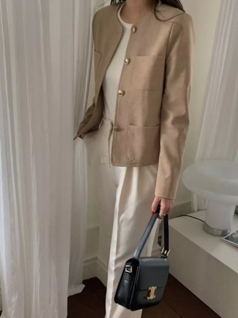 Magnet - Korean Women Fashion - #momslook - Kin Check Jacket - 5