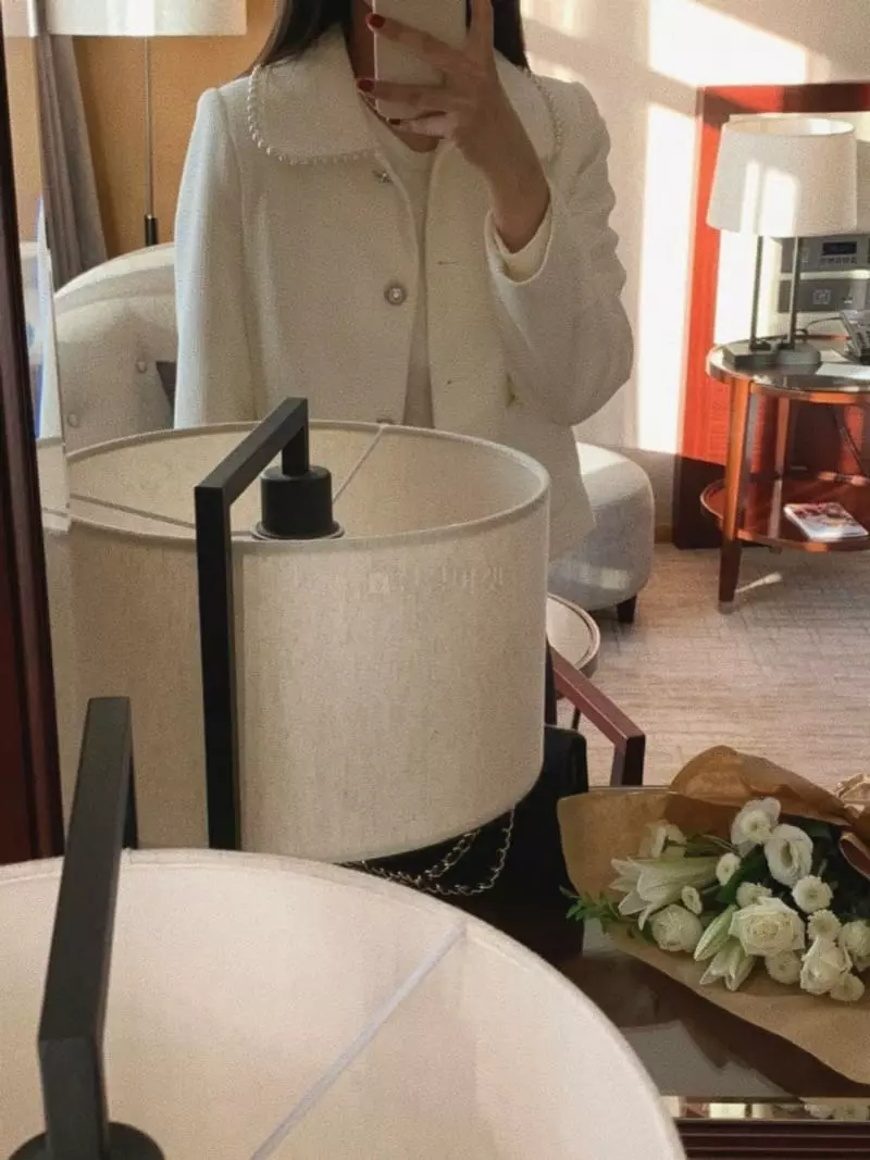 Magnet - Korean Women Fashion - #momslook - Pearl Twid Jacket - 9