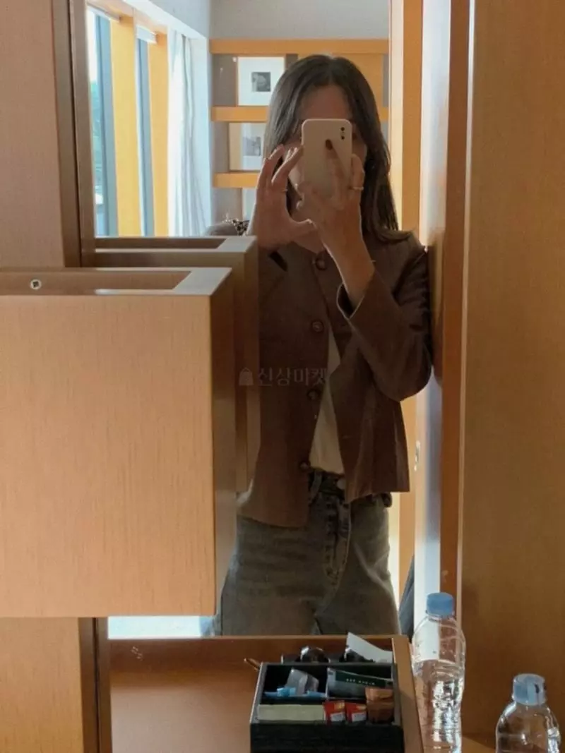 Magnet - Korean Women Fashion - #momslook - Oat Check Jakcet - 5