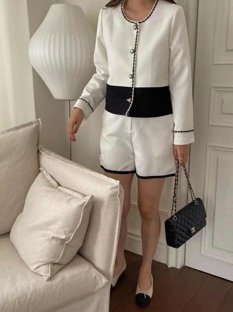 Magnet - Korean Women Fashion - #momslook - Stripes Twid Pants - 2