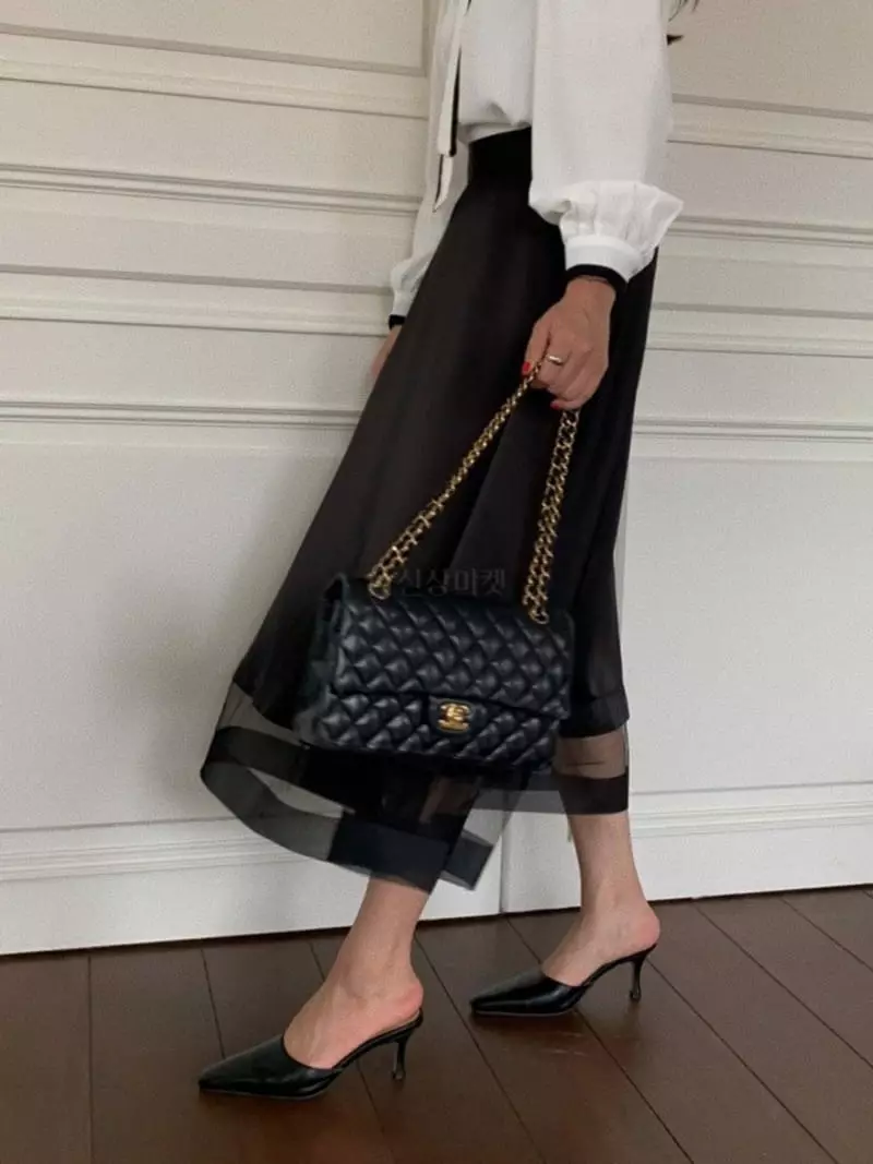 Magnet - Korean Women Fashion - #momslook - Satin Sha Skirt