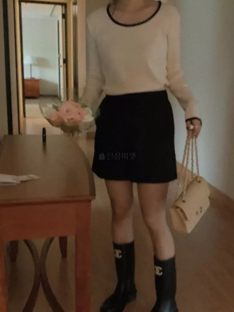Magnet - Korean Women Fashion - #momslook - Color Round Knit
