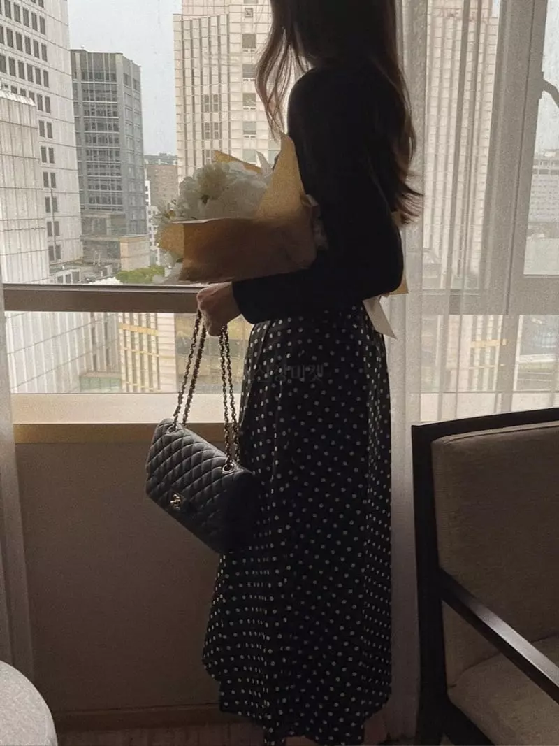 Magnet - Korean Women Fashion - #momslook - Dot Skirt - 7