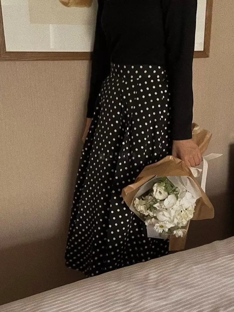 Magnet - Korean Women Fashion - #momslook - Dot Skirt - 9