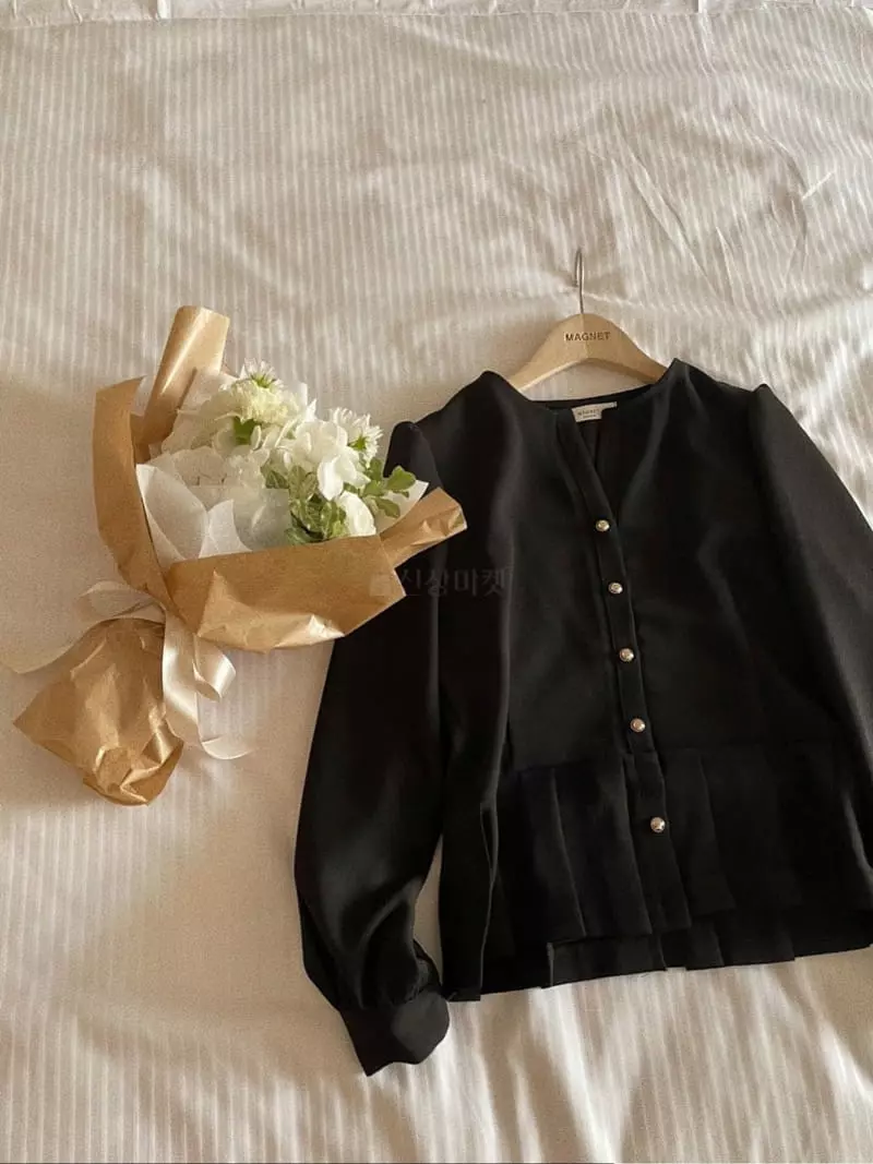 Magnet - Korean Women Fashion - #momslook - Pleats Blouse - 6
