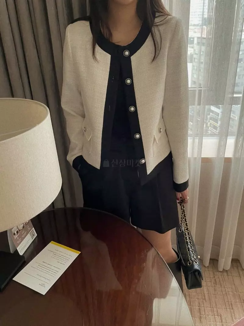 Magnet - Korean Women Fashion - #vintagekidsstyle - Mos Twid Jacket - 4