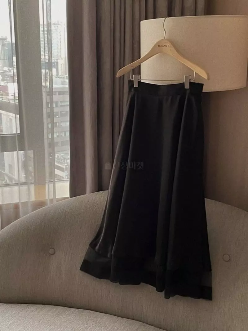 Magnet - Korean Women Fashion - #restrostyle - Satin Sha Skirt - 8