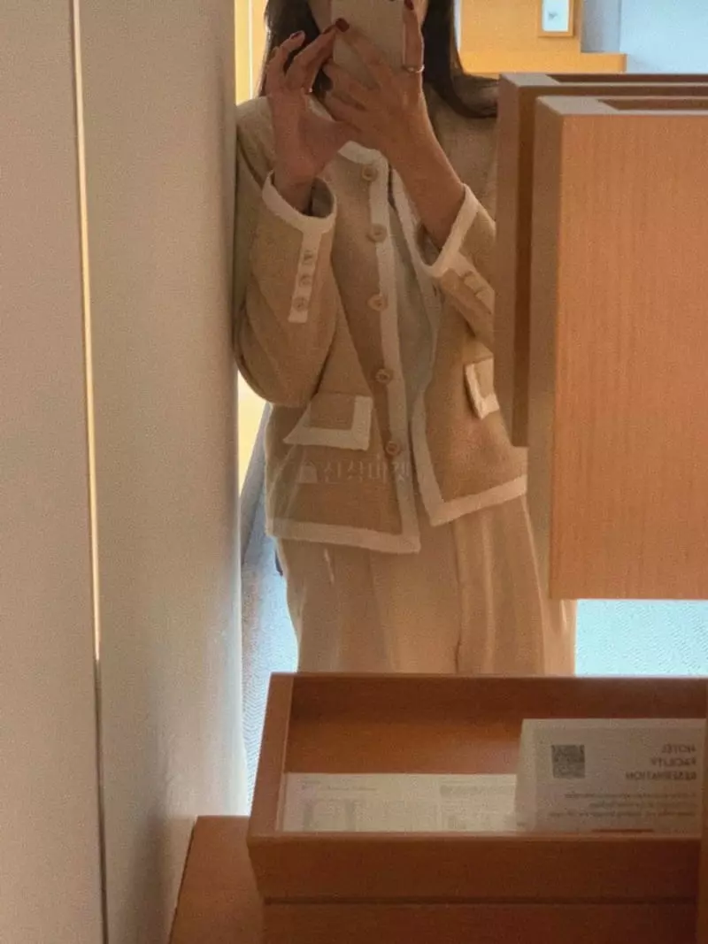 Magnet - Korean Women Fashion - #restrostyle - Minuet Twid Jacket - 6