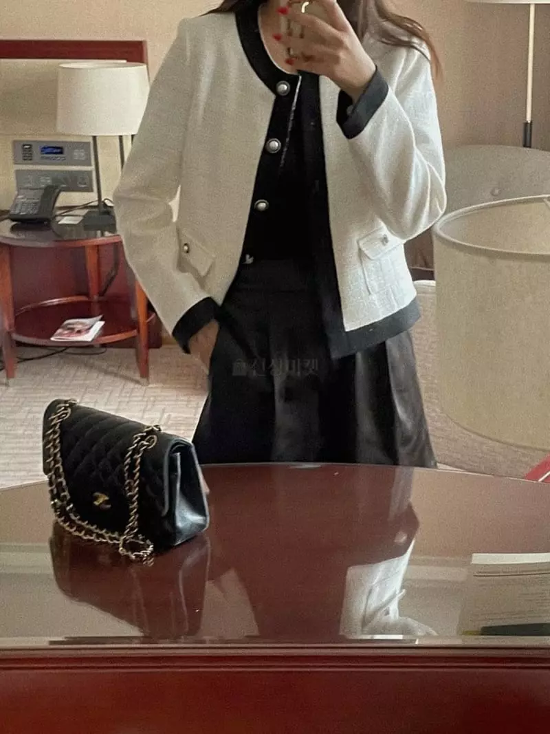 Magnet - Korean Women Fashion - #restrostyle - Mos Twid Jacket - 5