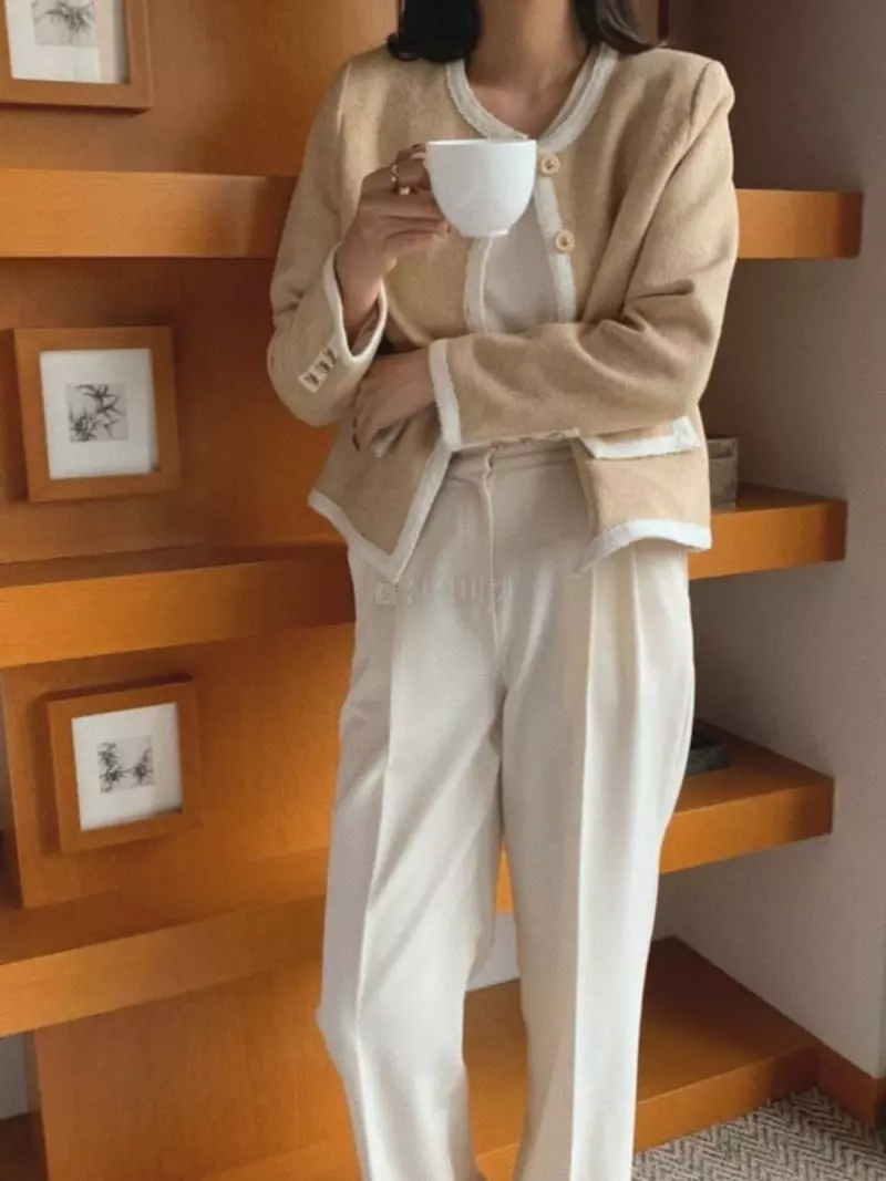 Magnet - Korean Women Fashion - #vintageinspired - Minuet Twid Jacket - 3